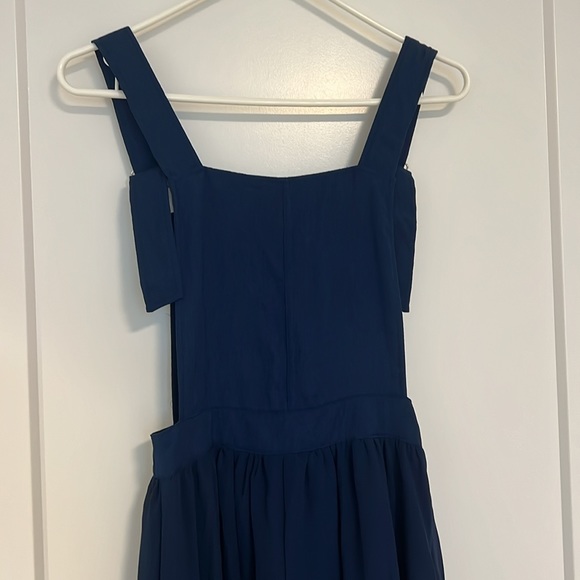 Blue Chiffon Dress - Picture 4 of 5